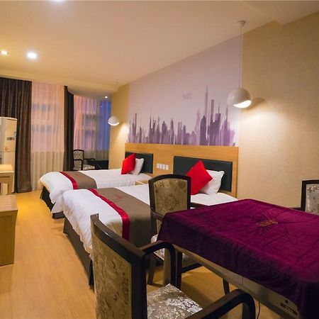 Thank Inn Chain Hotel Sichuan Guangan Wusheng County Hongwu Avenue Bagian luar foto